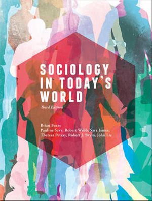 Cover Art for 9780170251808, Sociology in Today’s World - with Student Resource Access 12 Months by Brian Furze