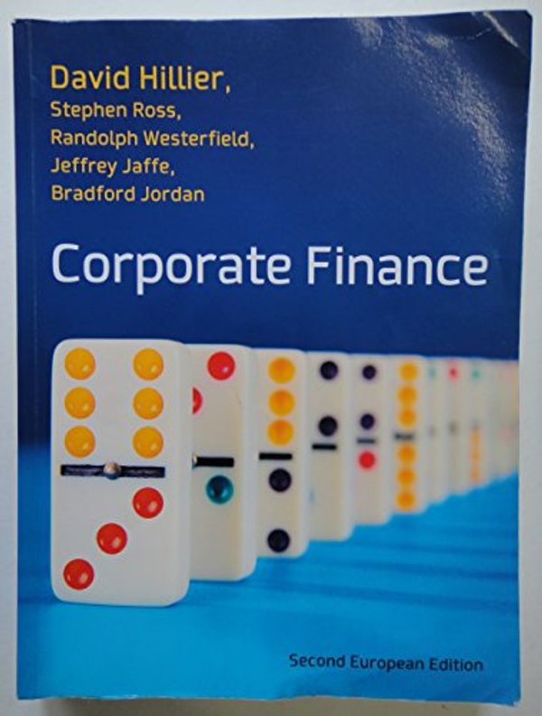 Cover Art for 9780077139148, Corporate Finance by David Hillier