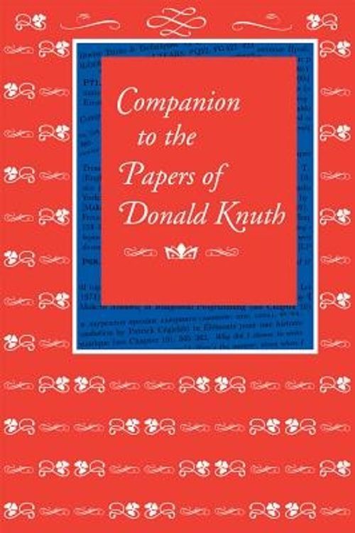 Cover Art for 9781575866352, Companion to the Papers of Donald Knuth by Donald E. Knuth