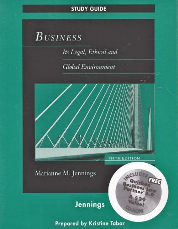 Cover Art for 9780538877633, Business Its Legal Ethical and Global Environment by Marianne M. Jennings
