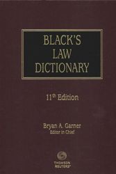 Cover Art for 9781539229759, Black's Law Dictionary, 11th edition by Bryan A. Garner