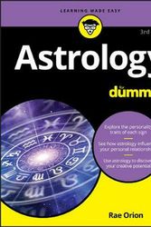 Cover Art for 9781119594161, Astrology For Dummies by Rae Orion