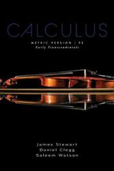 Cover Art for 9780357113516, INTL CALCULUS EARLY TRANSCENDE NTALS METRIC EDITION by James Michael Stewart