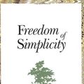 Cover Art for 9780060628253, Freedom of Simplicity by Richard J. Foster