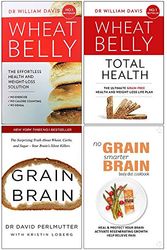 Cover Art for 9789123799749, Wheat Belly, Wheat Belly Total Health [Hardcover], Grain Brain, No Grain Smarter Brain Body Diet Cookbook 4 Books Collection Set by Dr. William Davis, David Perlmutter, Iota