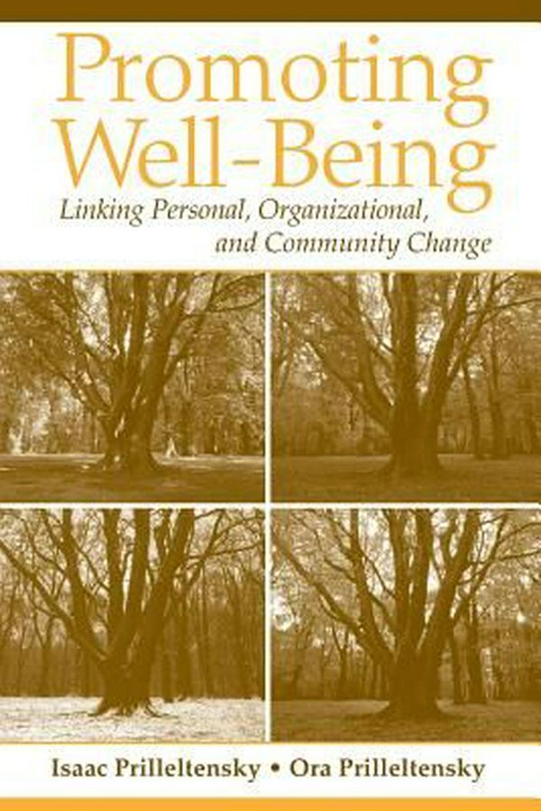 Cover Art for 9780471719267, Promoting Well-being by Isaac Prilleltensky