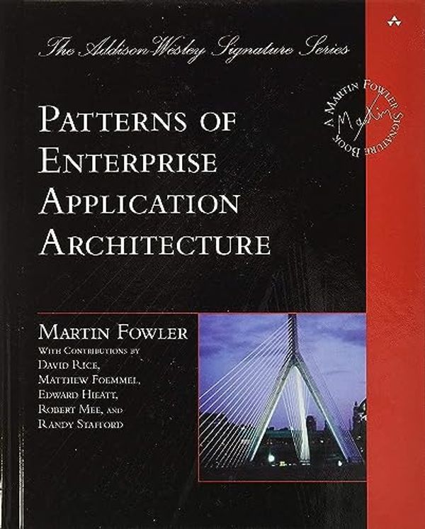 Cover Art for 0076092019909, Patterns of Enterprise Application Architecture by Martin Fowler