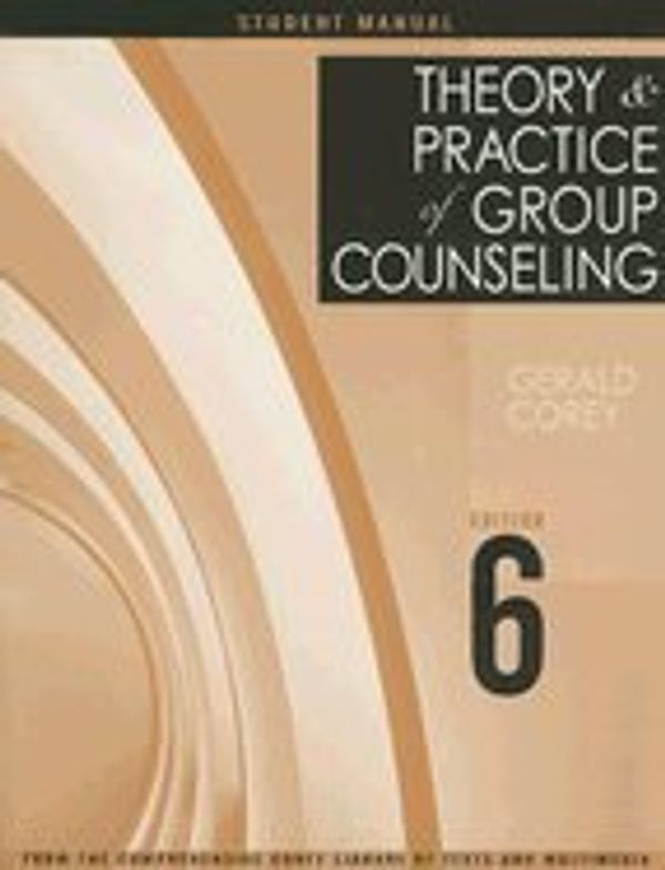 Cover Art for 9780534596996, Theory and Practice of Group Counseling by Gerald Corey