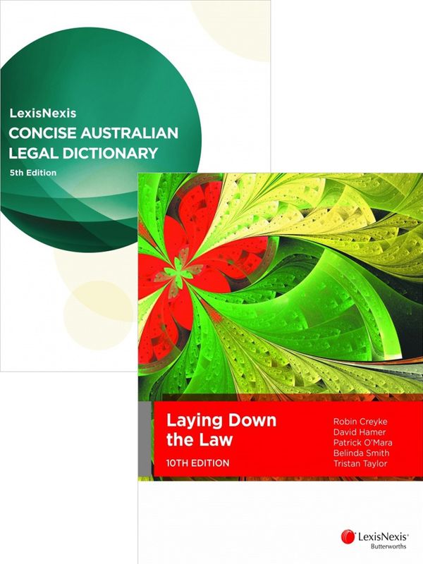 Cover Art for 9780001181045, Laying Down The Law 10th + Concise Australian Legal Dictionary 5th (Value Pack) by Lexis Nexis