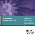 Cover Art for 9780409328509, Australian Corporate Law by Jason R. Harris