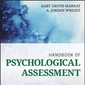Cover Art for 9781118960653, Psychological Assessment 6E by Gary Groth-Marnat