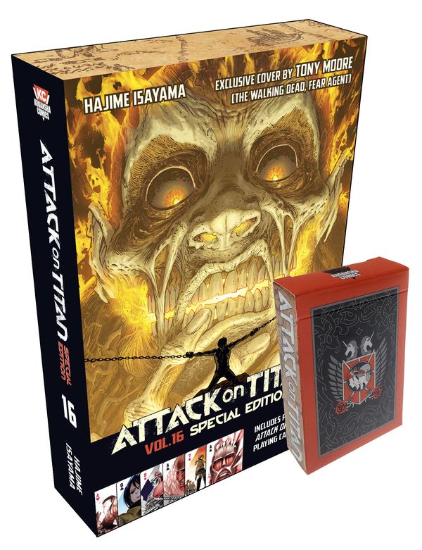 Cover Art for 9781632361868, Attack On Titan 16 Special Edition With Playing Cards by Hajime Isayama