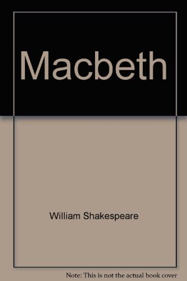 Cover Art for 9780887941177, Macbeth by William Shakespeare