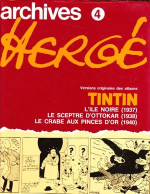 Cover Art for B003V1ECCC, Archives Herge -Tome 4 ((volume 4 in this series)) by Herge