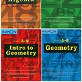 Cover Art for B07P89Z8QT, Kumon Workbooks Middle School SET (4 Books) - Pre-Algebra & Algebra + Intro to Geometry & Geometry by Kumon Publishing North America