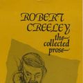 Cover Art for 9780714527925, The Collected Prose by Robert Creeley