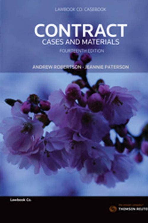 Cover Art for 9780455244440, CONTRACT CASES & MATERIALS 14E/PRINCIPLES OF CONTRACT LAW by Ian Bailey