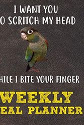 Cover Art for 9781670209122, Weekly Meal Planner: 8.5x11 Inches Menu Food Planner - 52 Week Meal Prep Book - Weekly Food Planner & Grocery Shopping List Notebook For Green Cheek Conure Parrot Bird Owners and Lovers by Happy Parrots
