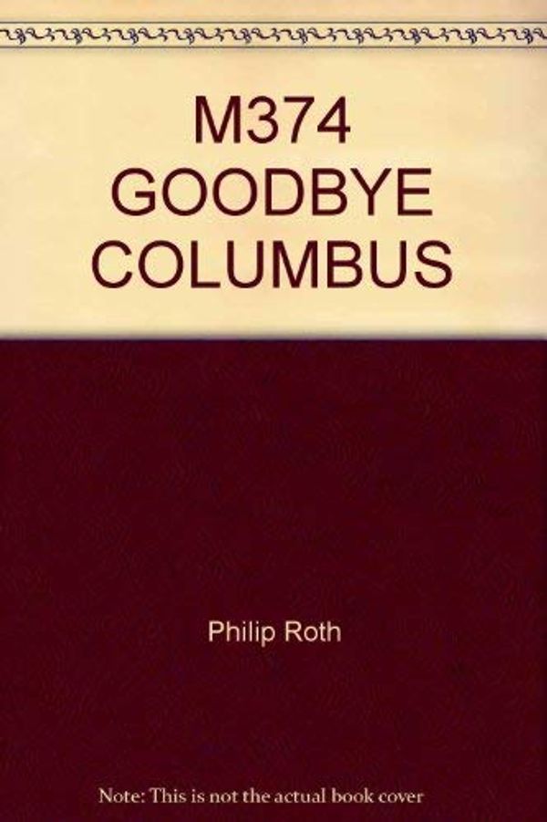 Cover Art for 9780394603742, Goodbye, Columbus by Philip Roth
