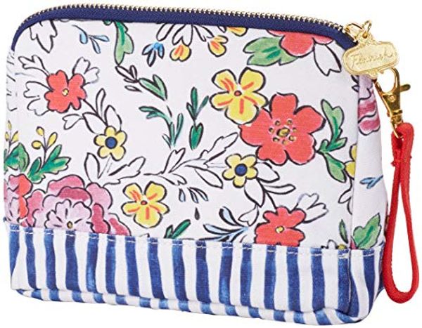 Cover Art for 0009292810205, C.R. Gibson White Floral Clutch With Removable Red Wrist Strap, 7" W X 5" H X 2" D, White Floral (white) - JCB-18692 by Unknown
