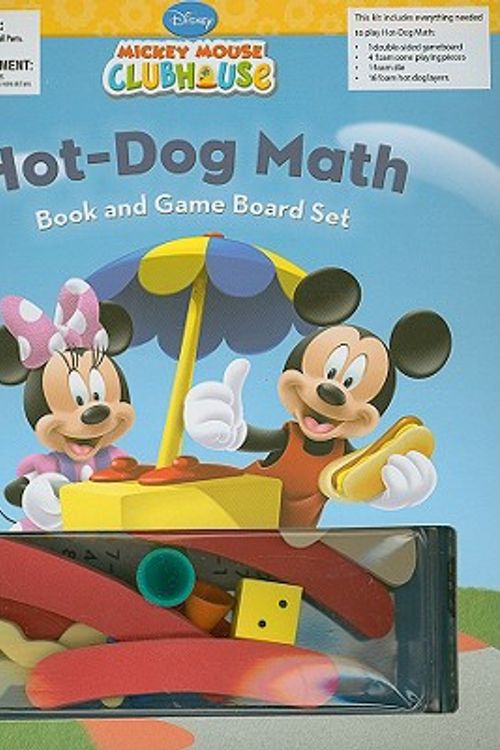 Cover Art for 9781423117605, Hot-Dog Math: Book and Game Board Set [With Dice and Hot Dog Game Pieces and Gameboard and Hot-Dog Math] (Disney Mickey Mouse Clubhouse) by Susan Amerikaner