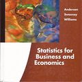 Cover Art for 9780538481656, Statistics for Business and Economics by David Ray Anderson