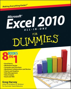 Cover Art for 9780470489598, Excel 2010 All-In-One for Dummies® by Greg Harvey