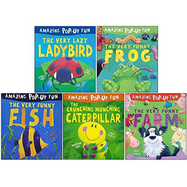 Cover Art for 9789526536705, Amazing Pop-Up Fun 5 Books Set Collection (Lazy Ladybird, Funny Frog, Funny Fish, The Crunching Munching Caterpillar, Funny Farm) by Finn Tickle, Jack Tickle, Cain Tickle