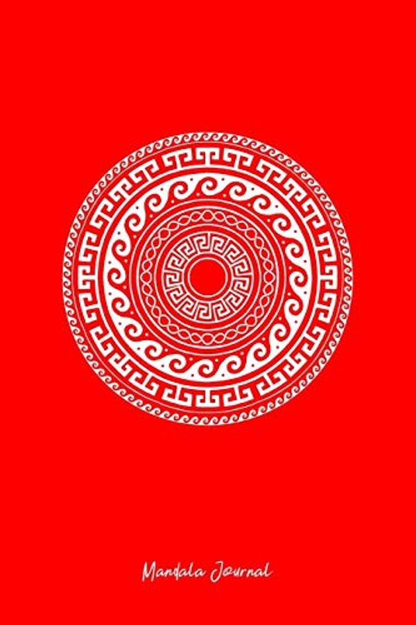 Cover Art for 9781087446349, Mandala Journal: Lined Journal - Hard Mandala Art Retro Circle Zen Geometric Pattern Gift - Red Ruled Diary, Prayer, Gratitude, Writing, Travel, Notebook For Men Women - 6x9 120 pages by Mandala Journals, Boredkoalas
