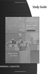 Cover Art for B01N8UA6FY, Study Guide for Gravetter/Wallnau's Statistics for the Behavioral Sciences, 8th by Frederick J Gravetter (2010-11-08) by Frederick J Gravetter;Larry B. Wallnau