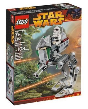 Cover Art for 0673419057158, Clone Scout Walker Set 7250 by LEGO