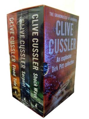 Cover Art for 9781849833981, Clive Cussler 3-Books Collection Box Set (Shock Wave, Serpent, Flood Tide) by Clive Cussler
