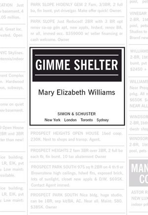 Cover Art for 9781416557166, Gimme Shelter by Mary Elizabeth WilliamsMary Elizabeth Williams