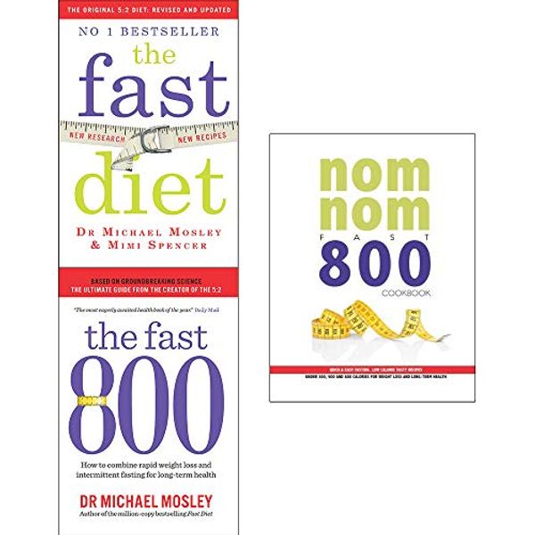 Cover Art for 9789123767496, Fast diet, michael mosley 800, nom nom fast 800 cookbook 3 books collection set by Michael Mosley