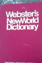 Cover Art for 9780671418175, Webster's New World Dictionary, Concise Edition by Guralnik