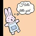 Cover Art for 9798693941243, Hello little girl: baby shower guest book girl bunny + Gift log + Keepsake page, soft cover 8.5"x8.5"(21.59cmx21.59cm), babyparty gästebuch,fiesta ... , shower de bébé, fête prénatale, ベビーシャワー by Gibbs Event Publishing