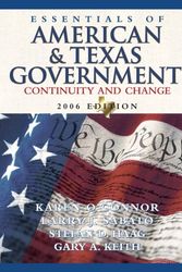 Cover Art for 9780321365200, Essentials of American and Texas Government by Karen O'Connor