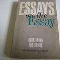 Cover Art for 9780820311685, Essays on the Essay by 