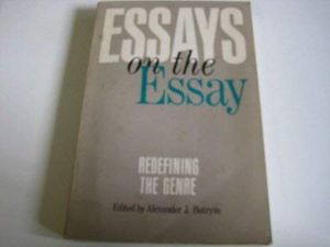 Cover Art for 9780820311685, Essays on the Essay by 