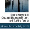 Cover Art for 9780559956560, Opere Volgari Di Giovanni Boccaccio by Giovanni Boccaccio