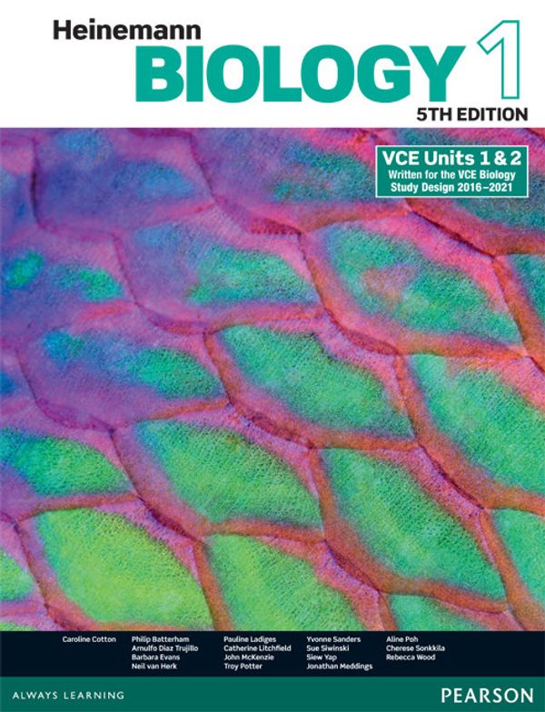 Cover Art for 9781488611223, Heinemann Biology 1 Fifth Edition Student BookIncludes Pearson eBook 3.0 (5e) by Caroline Cotton