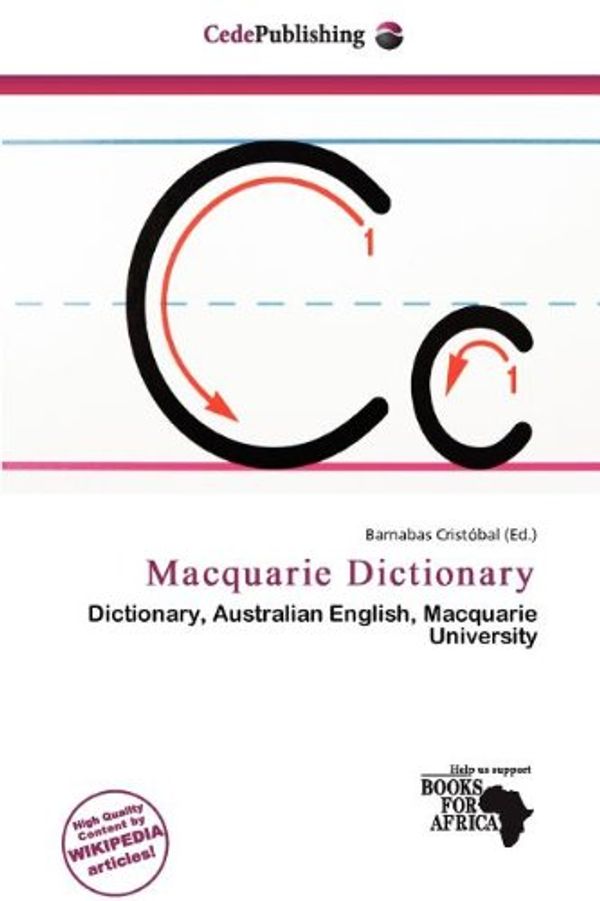 Cover Art for 9786137351789, Macquarie Dictionary by Barnabas Cristobal