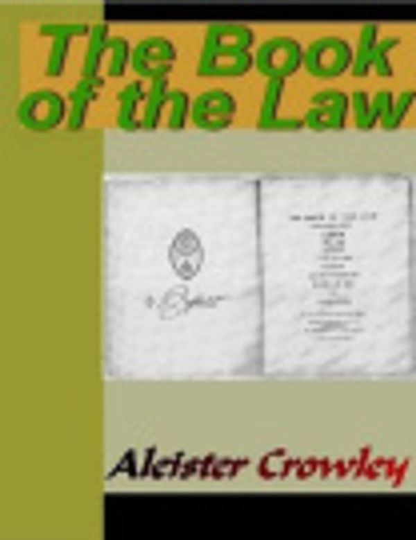 Cover Art for 9781595472151, The Book of the Law by Aleister Crowley