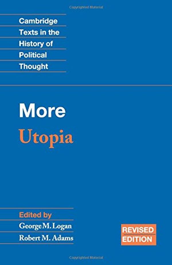 Cover Art for 9780521525404, More: Utopia by Thomas More