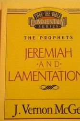 Cover Art for 9780785210252, Jeremiah / Lamentations (Thru the Bible) by Dr. J. Vernon McGee