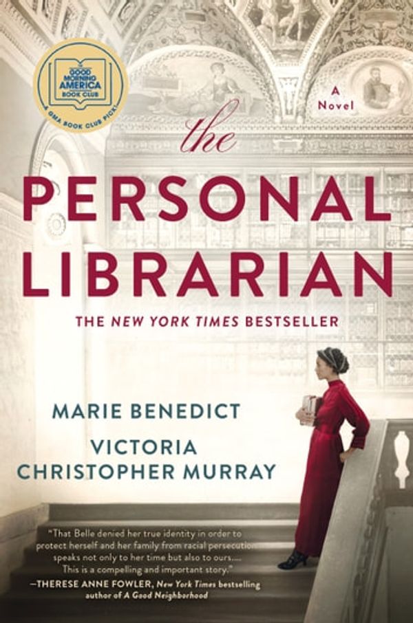 Cover Art for 9780593101551, The Personal Librarian by Marie Benedict, Victoria Christopher Murray