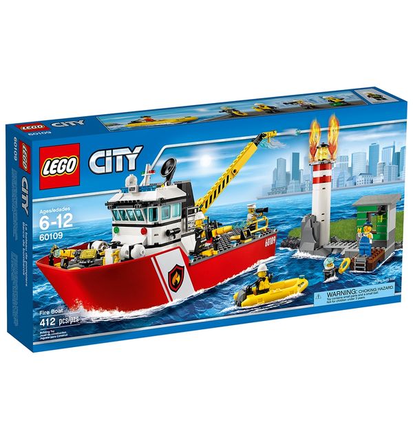 Cover Art for 5702015591881, Fire Boat Set 60109 by LEGO