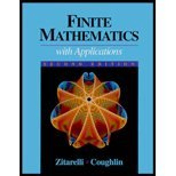 Cover Art for 9780030558498, Finite Mathematics With Calculus by David E. Zitarelli, Raymond F. Coughlin