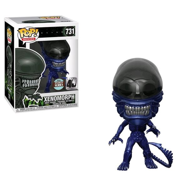 Cover Art for 0889698377508, Funko POP! Movies Alien 40th Anniversary #731 Xenomorph (Blue Metallic - Specialty Series) by FUNKO