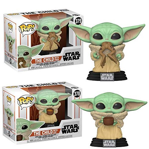 Cover Art for B08BZR2GGH, Funko Pop! Bundle of 2: The Mandalorian - The Child (Baby Yoda) Set of 2 - Froggy Snack and Cup of Tea by Unknown